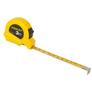 STANLEY STHT36125-812 3 METER PLASTIC SHORT MEASURING TAPE FOR HOME, DIY, PROFESSIONAL & INDUSTRIAL USE